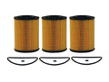 Set of 3 Engine Oil Filters for Dodge Freightliner MB 3.0L V6 (Metal Free)