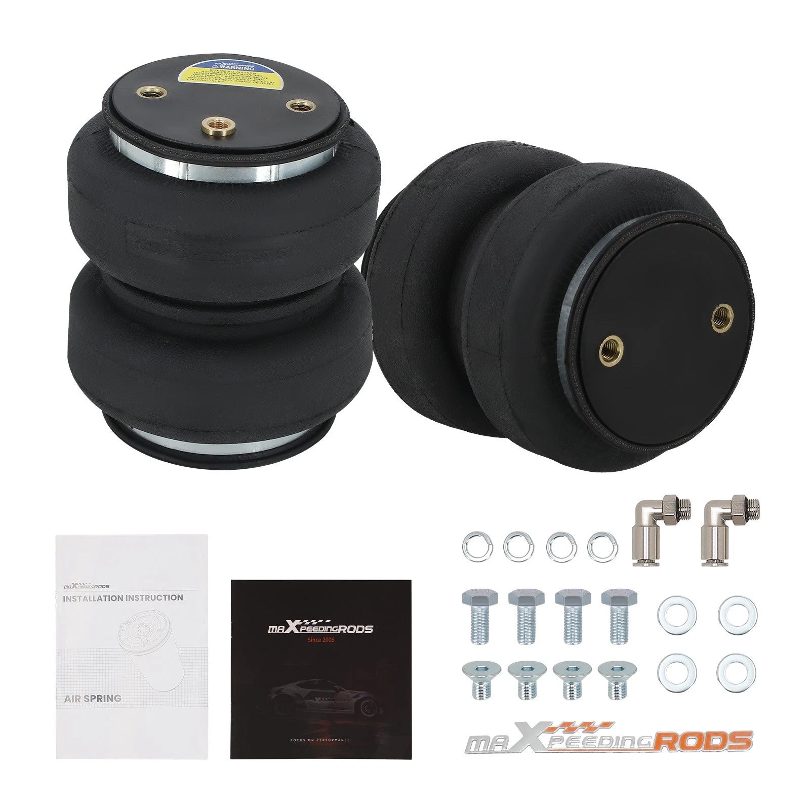 Pair Air Spring Ride Bags for GMC Silverado/Sierra 2500