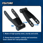 2" Rear Drop Shackles for Chevy Silverado GMC Sierra 1500 (1988–2018) 410520