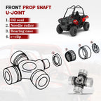 Front Prop Shaft U-Joint for Polaris Scrambler 400 500 XP 1000 (1999–2023)