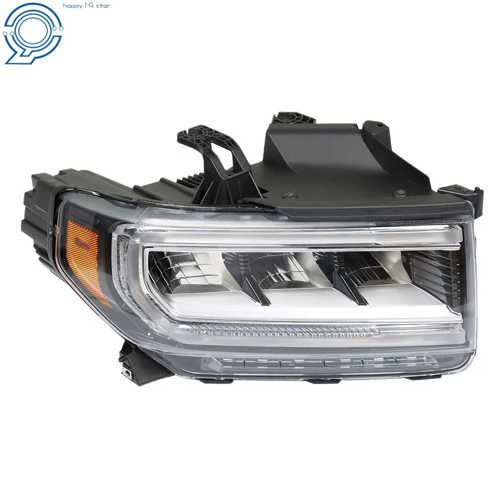 Full LED Headlight for GMC Acadia AT4 (2020-2023) Chrome Clear