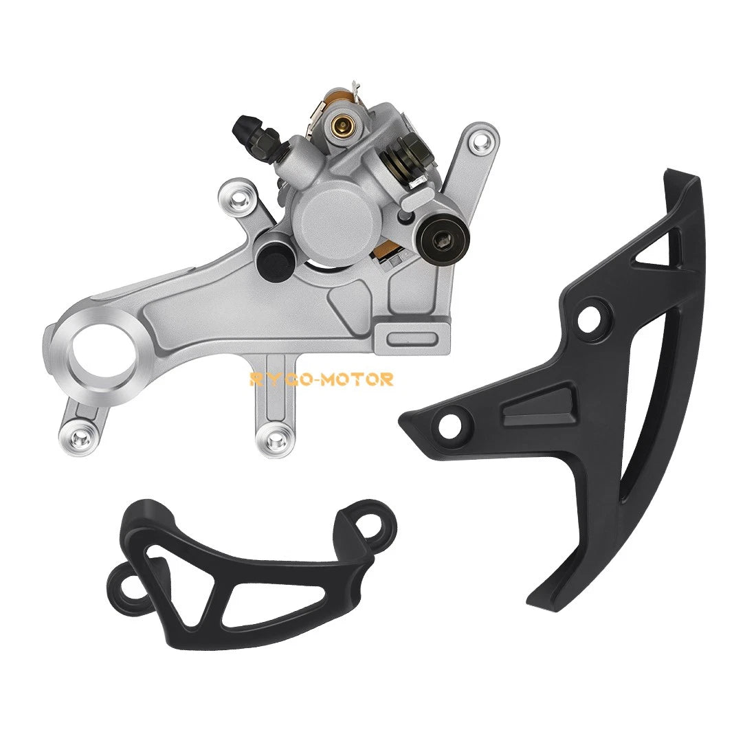 Rear Brake Caliper & Cover Guard for Honda CRF250R CRF250X CRF250RX (2004–2024)