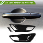Car Door Handle Cup Protector for Toyota Alphard/Vellfire (2015–2020) - Piano Black