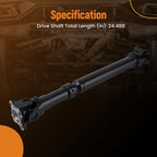 Front Driveshaft Cardan Shaft for Chrysler 300 Dodge Charger AWD (2005–2014) 936-400