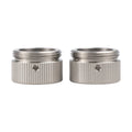 Set of 2 M30 x 1.5 Stainless Steel Radiator Valve Adapters for RA RAV