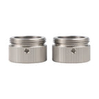Set of 2 M30 x 1.5 Stainless Steel Radiator Valve Adapters for RA RAV
