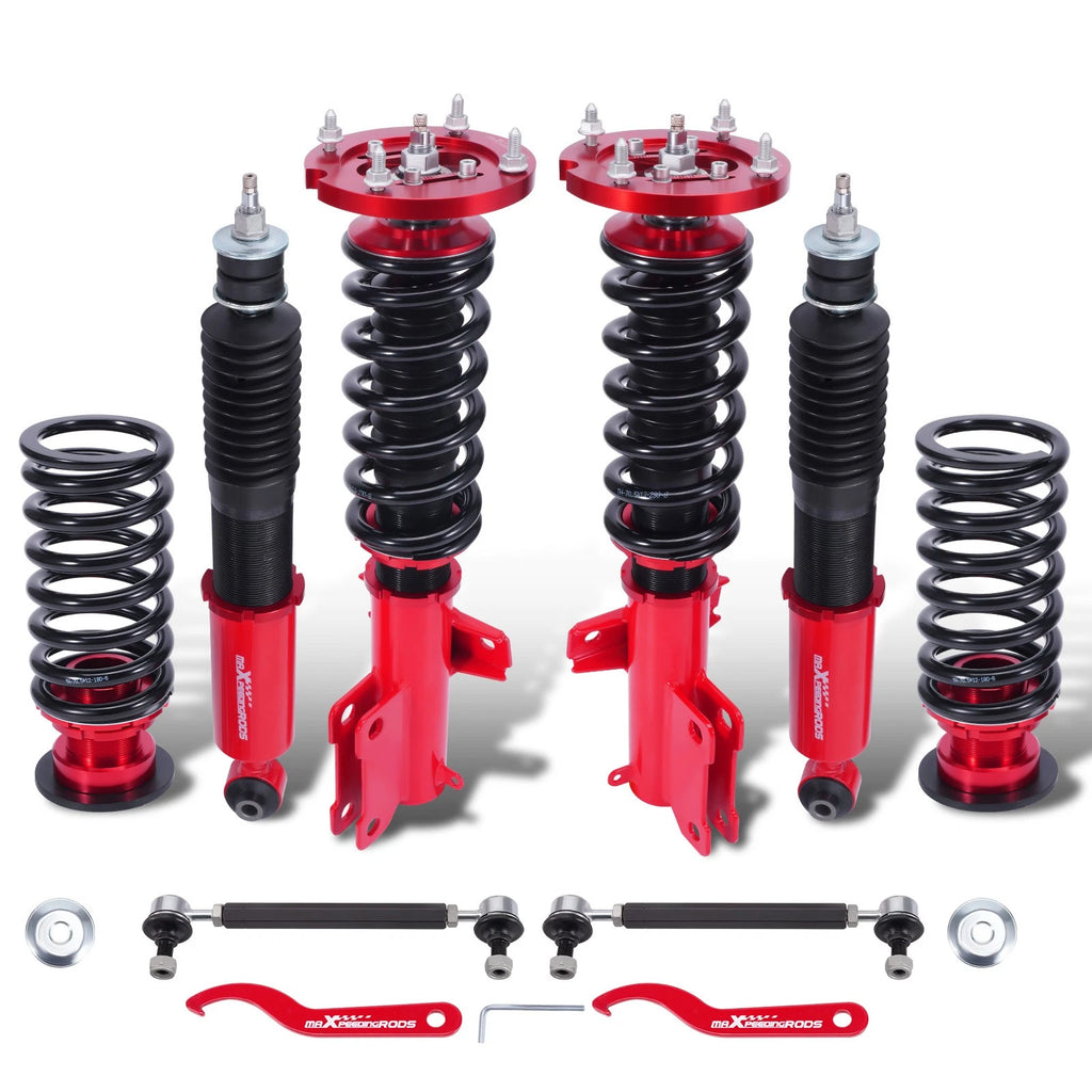 Coilovers 24 Way Adjustable Damping Shock Springs Kit For Ford Mustang 2005-2014