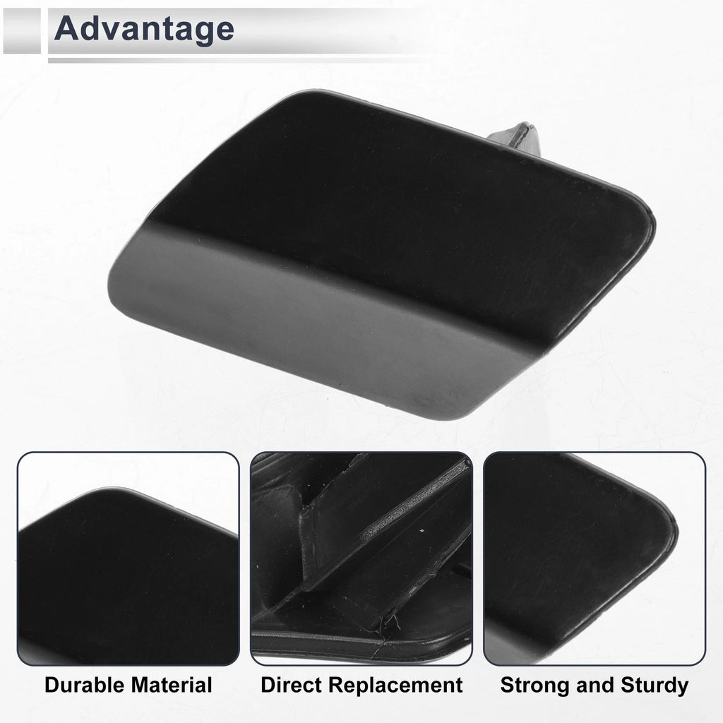 Front Left Headlight Washer Nozzle Cover Cap for BMW 320i (Unpainted)