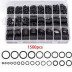 1500pcs Assorted Rubber O Rings Kit for Automotive Sealing