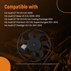 Electric Radiator Cooling Fan for Audi Q7 Volkswagen Touareg (2009–2015)