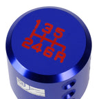 J2 Universal Aluminum Shift Knob Blue Goblet Style w/ Thread Adapters