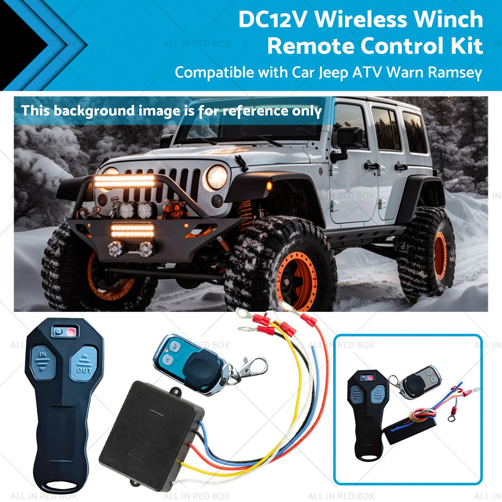 Wireless Winch Remote Control for Car Jeep ATV (12V)