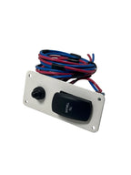 Baitwell Fill Switch Panel for (4 3/8in x 1 7/8in)
