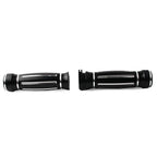1" CNC Handle Bar Hand Grips for Harley Touring