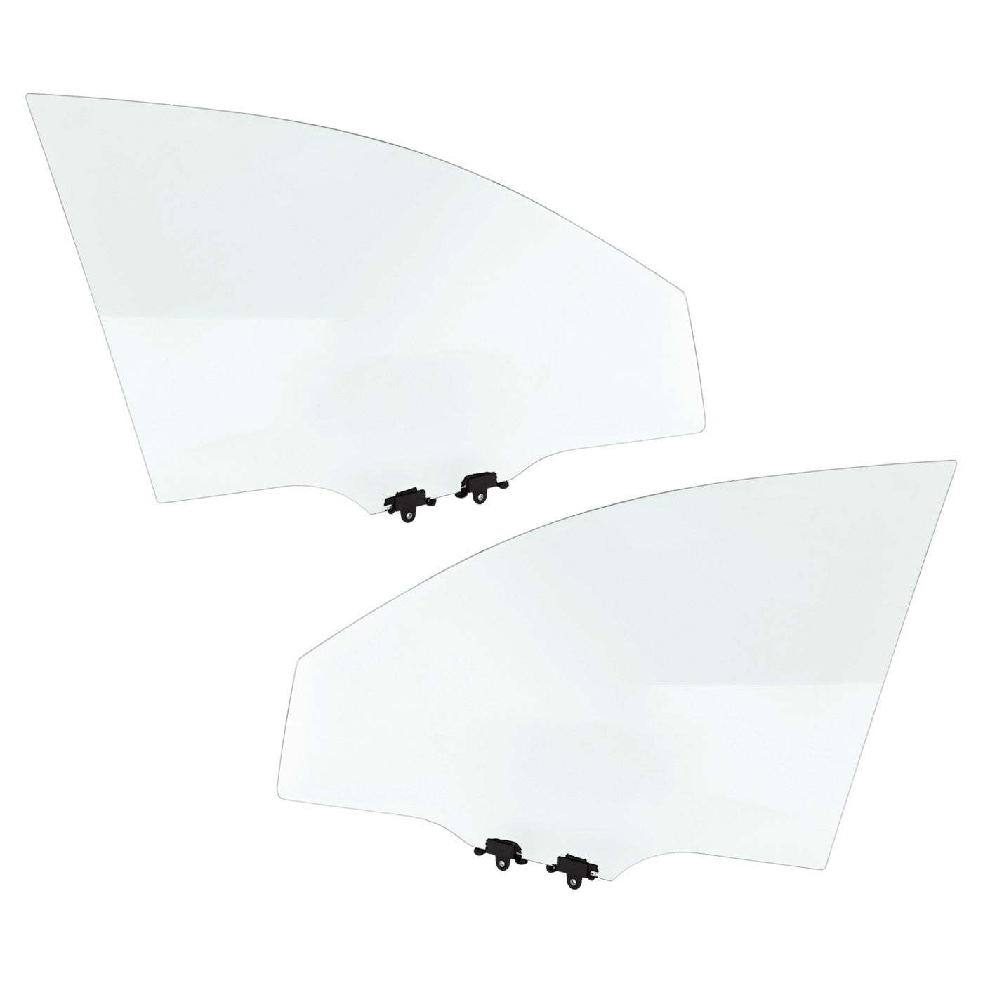 Set of 2 Front Door Glasses for Acura RLX