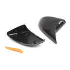 Horn Carbon Style Side Mirror Caps Covers for VW Golf MK7 (2014–2019)