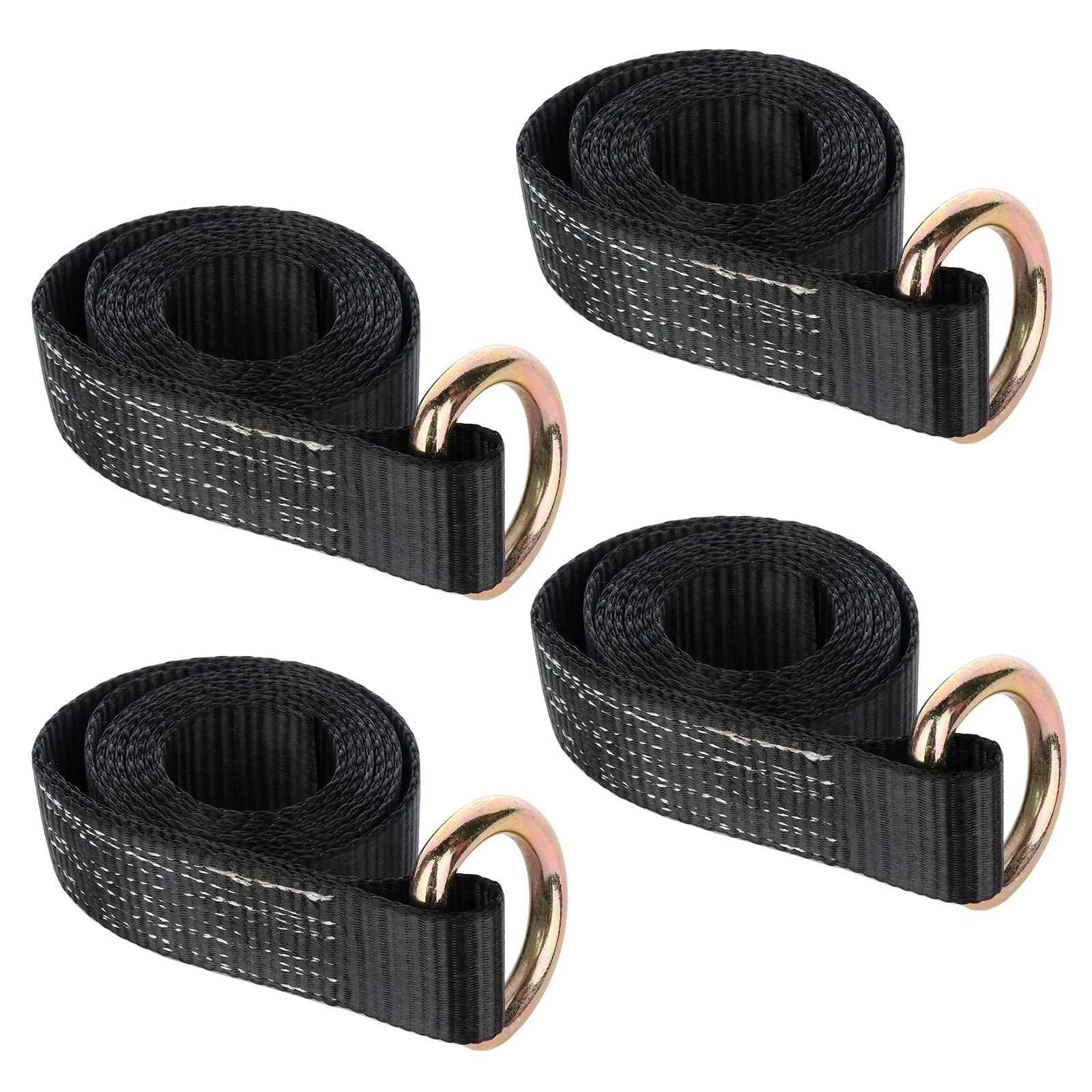 Set of 4 Lasso Straps for Car Hauler Tow Truck Dolly (8')