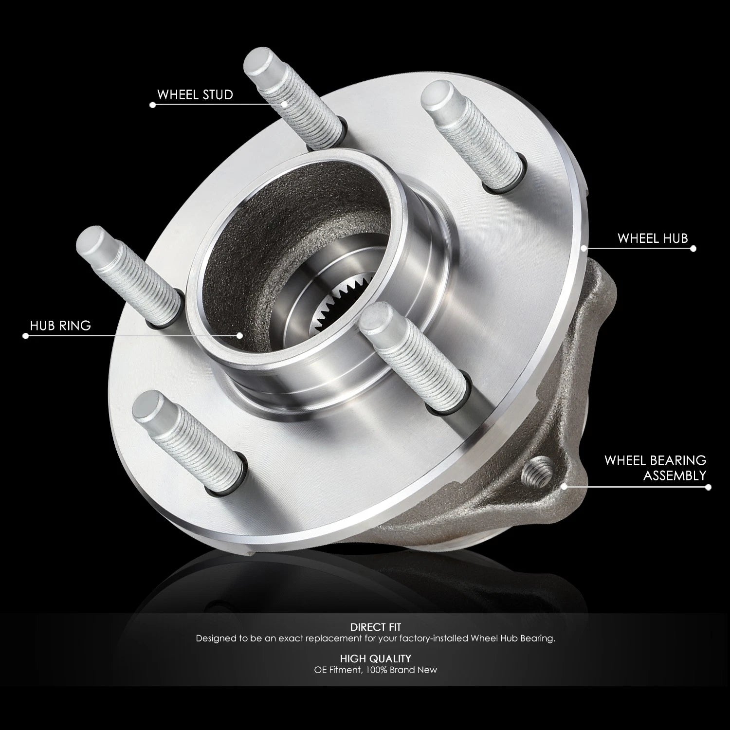 Wheel Bearing & Hub for Chevrolet Equinox/Torrent/Vue (2002–2007)