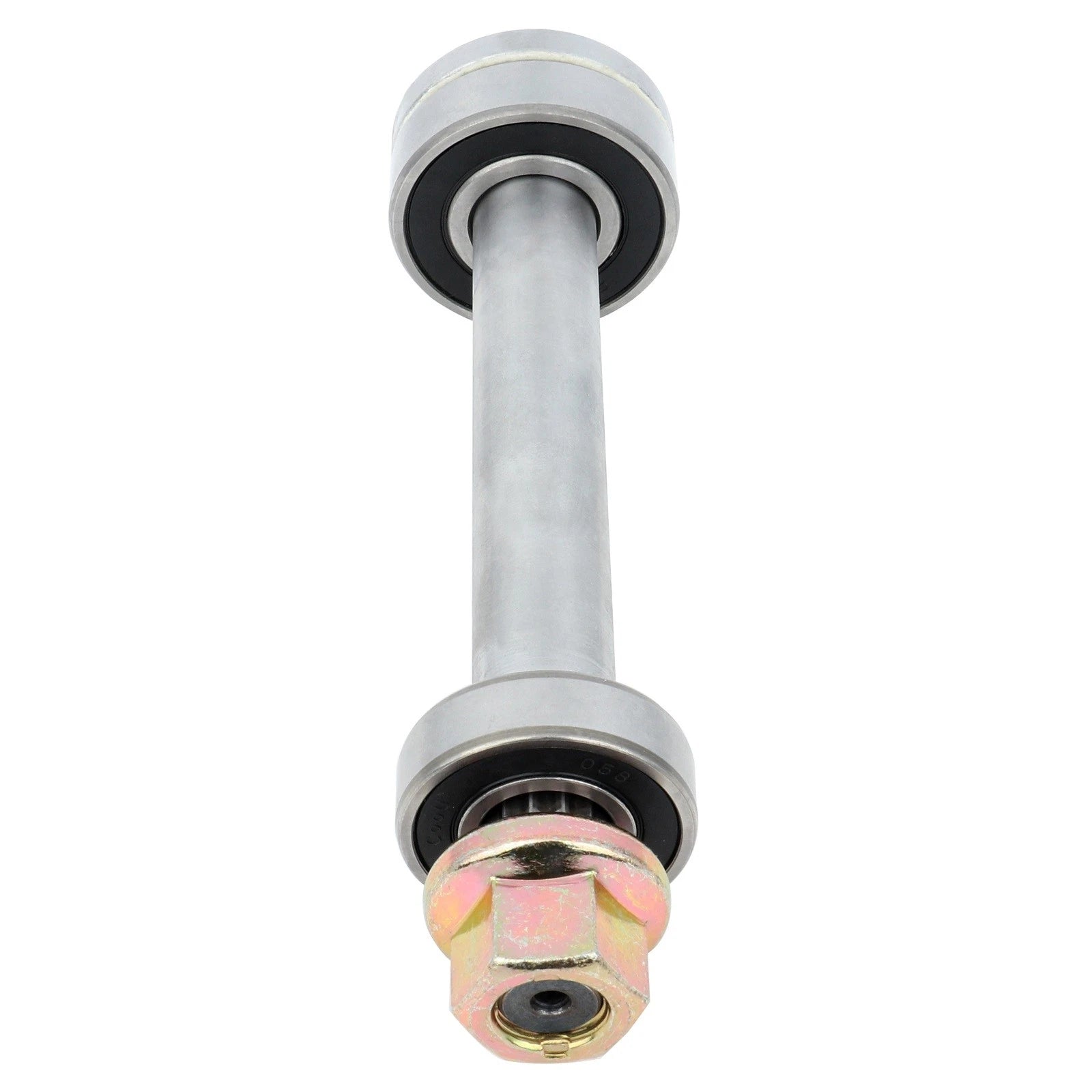 Mandrel Shaft with Bearings and Nut for Automotive Applications