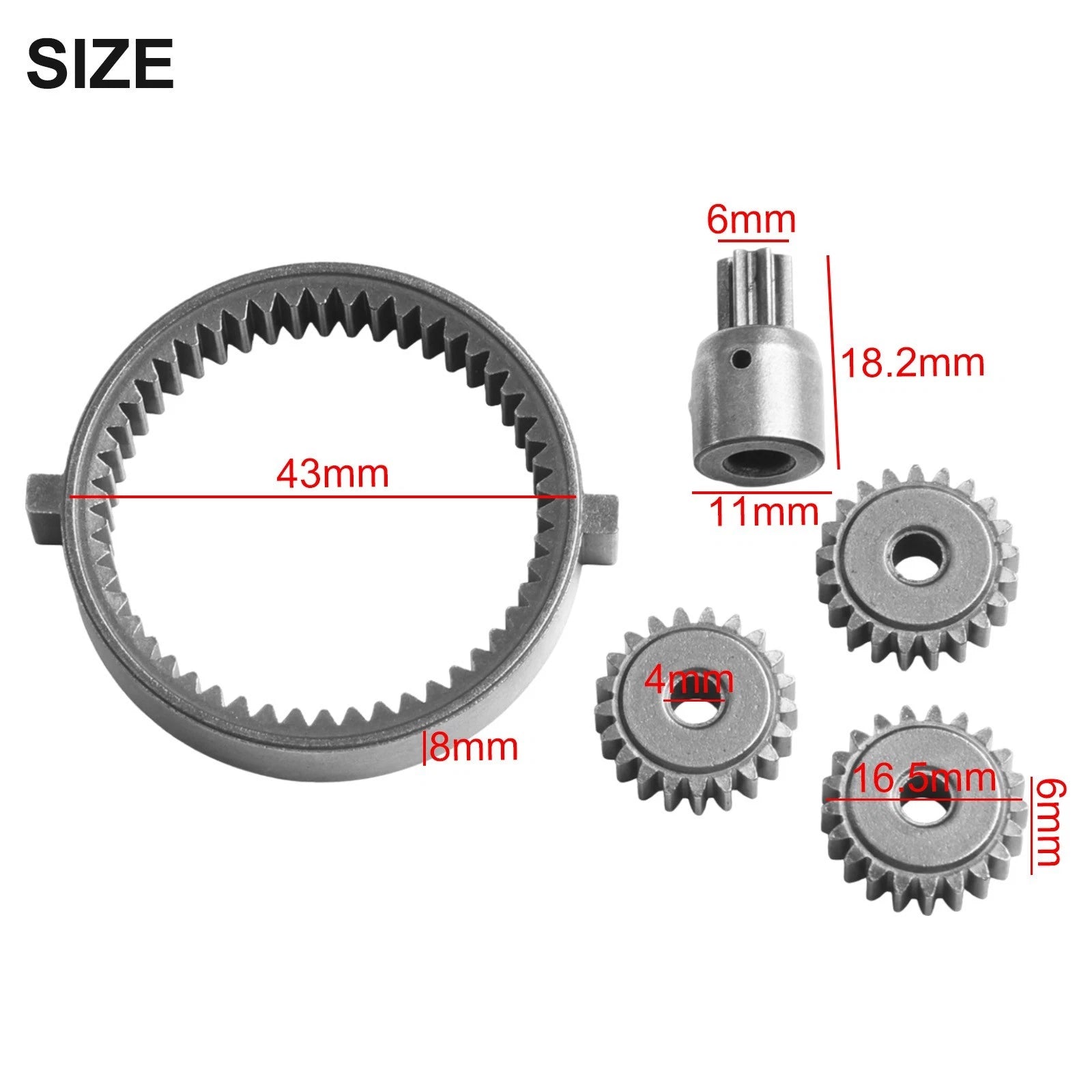 Electric Wrench Gear Set for Charging Drills