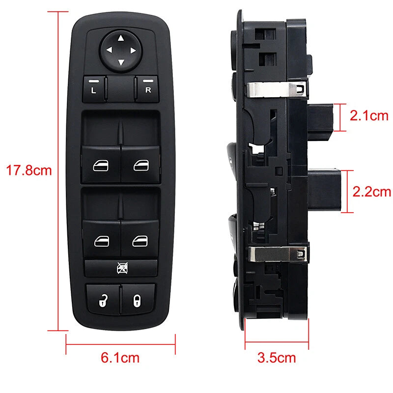 Power Master Window Switch for Jeep Grand Cherokee (2011–2013) 68039999AB, 68039999AA