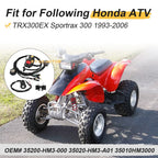 Handlebar & Key Switch for Honda TRX300EX 300EX Sportrax 300 2x4 (1993–2006)