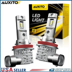 H11 LED Headlight Bulb Kit for High/Low Beam (6000K White)