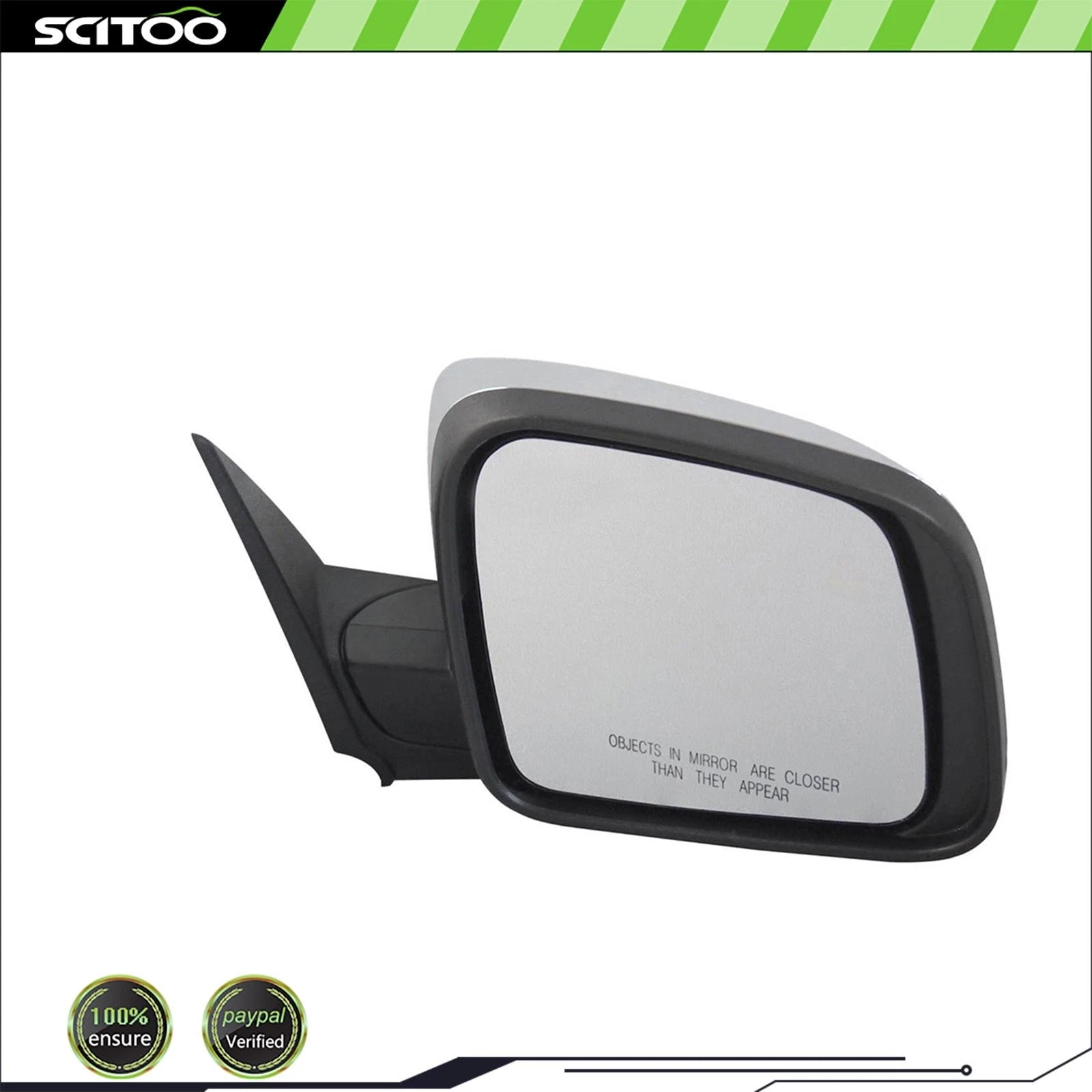 Right Side Power Mirror for Dodge Durango (2011–2014) Heated Manual Foldaway