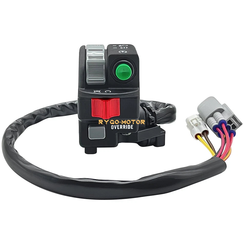 Left Handlebar Start Switch for Kawasaki Brute Force 750 4x4i (2012–2021)