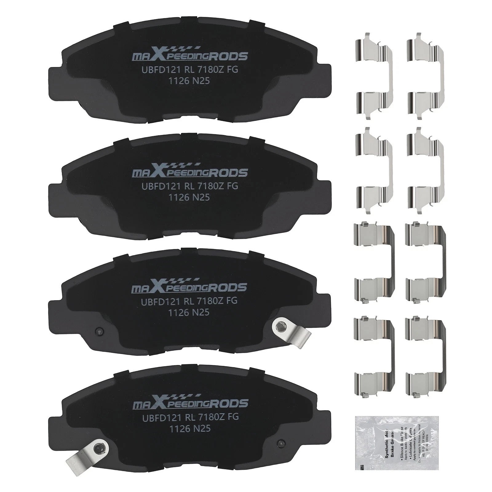 Front Ceramic Brake Pads Kit for Honda Civic/Insight (1996–2014) D465