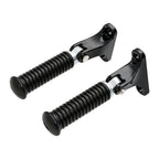 Black Passenger Footpeg Set for Harley Electra Glide, Street Glide (1993–2025)