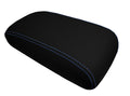 Carbon Fiber Console Lid Armrest Cover for Lexus SC300 (1992–2000) Blue Stitch