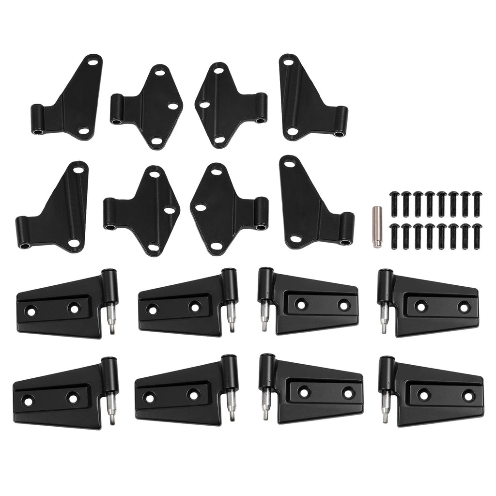 Set of 16 Steel Body Door Hinges for Jeep Wrangler JK (2007–2018)