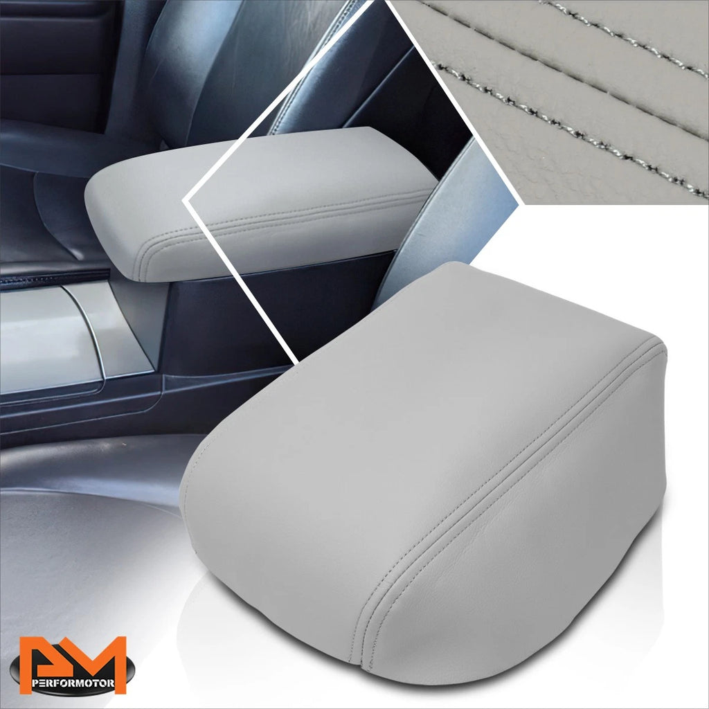Front Center Console Armrest Lid Leather Cover for Toyota Highlander (2008–2013)