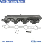 2PC Exhaust Manifold for Ford F250 F350 E350 Super Duty (1998–2003)