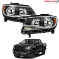 Pair Headlamps for Chevy Colorado (2015–2022) Halogen L+R