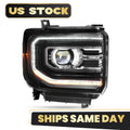Full LED Headlight for GMC Sierra 1500 (2016–2019 Limited) Right Passenger