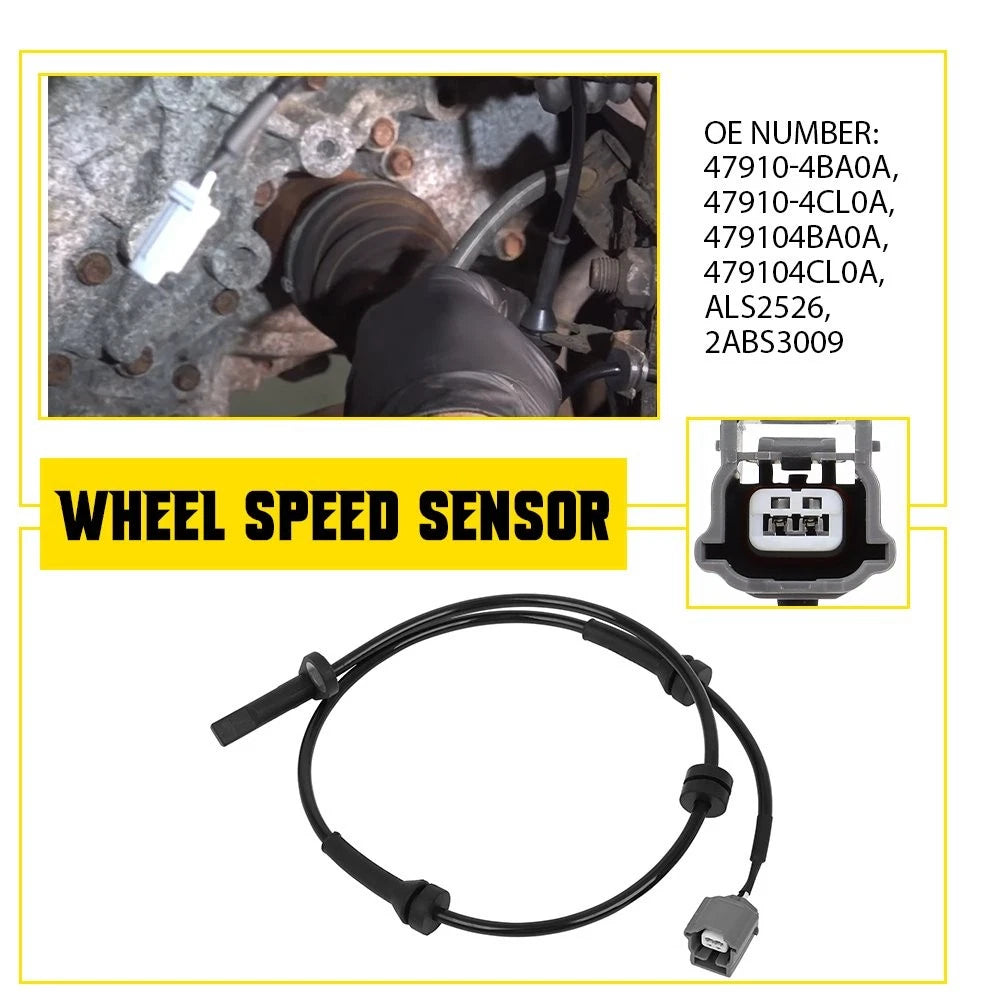 Front ABS Wheel Speed Sensor for Nissan Rogue (2014–2020)