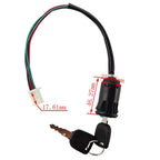 Ignition Barrel Switch Lock Key for 4 Stroke ATV Quad (Thumpstar)