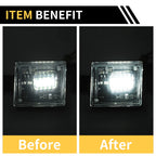 2X License Plate Light Tag Lamp White for Chevrolet Silverado 