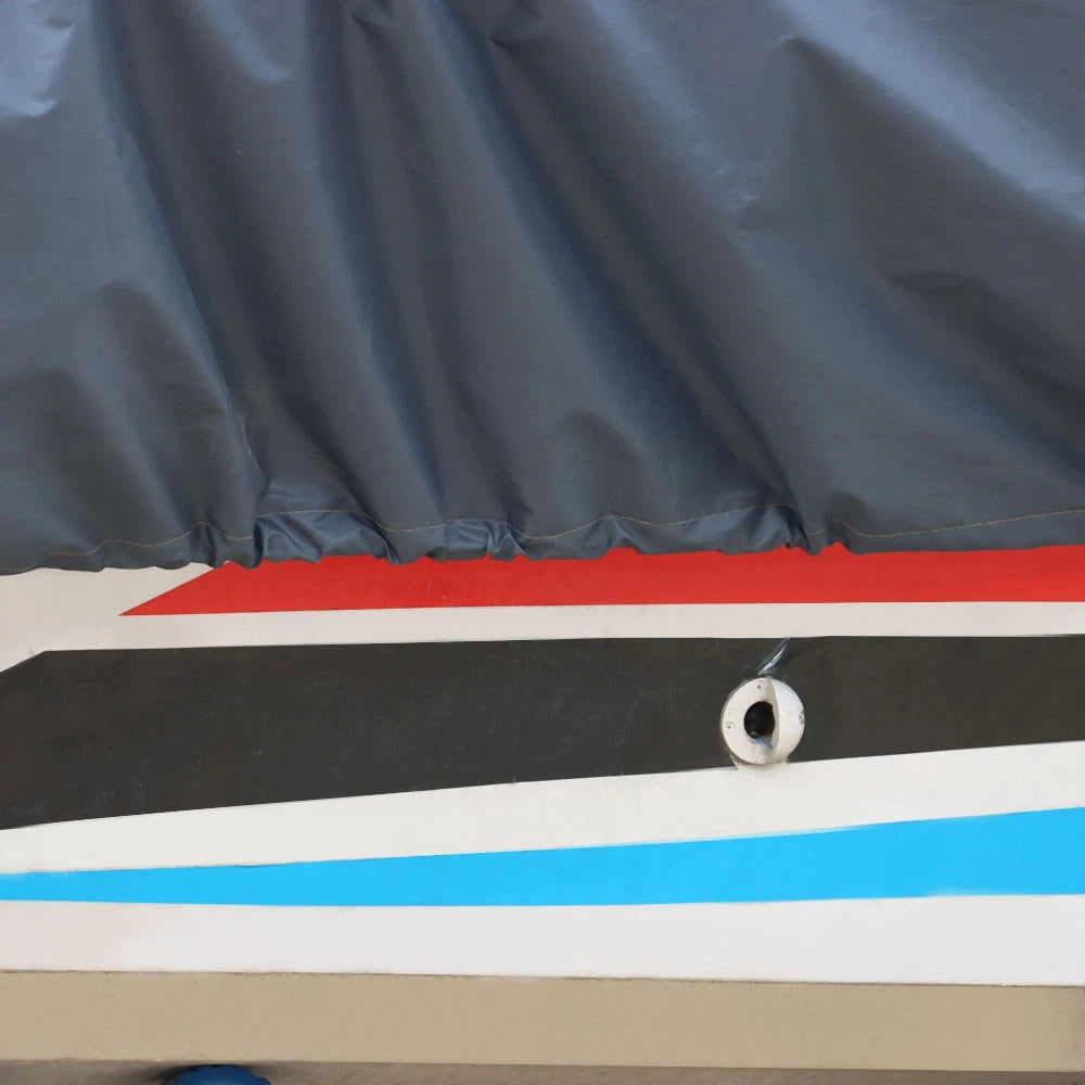 Boat Cover for 23-24' Marine Storage Trailerable (600D Polyester)