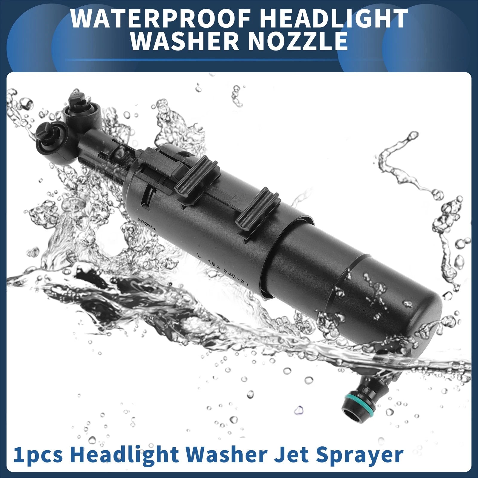 Front Driver Side Headlight Washer Nozzle for Mercedes-Benz C200 (2007–2015) No. 2048602747