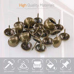 100pcs Upholstery Nail Tacks for Furniture, Jewelry Box, Sofa (13x16mm)