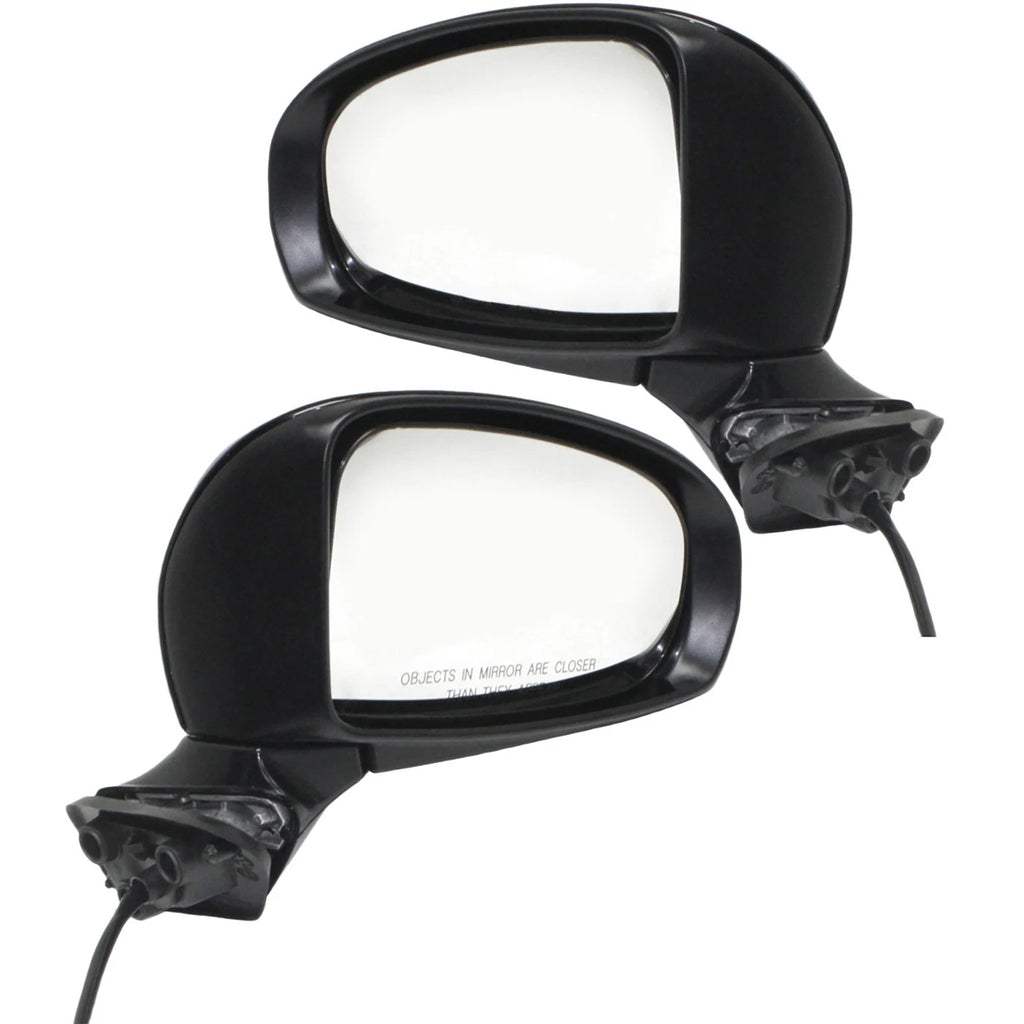 Power Mirror Pair for Toyota Prius (Black Paint)