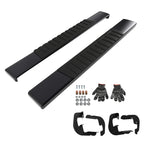 Black Side Step Running Boards for Silverado Sierra HD (2007–2019)