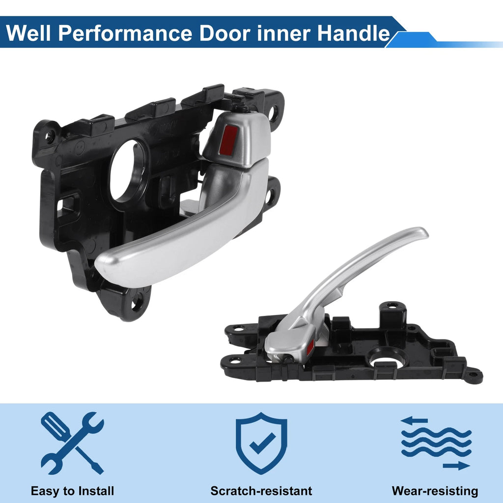 Front Driver Side Interior Door Handle for Kia K3 (2014–2017) Black Chrome