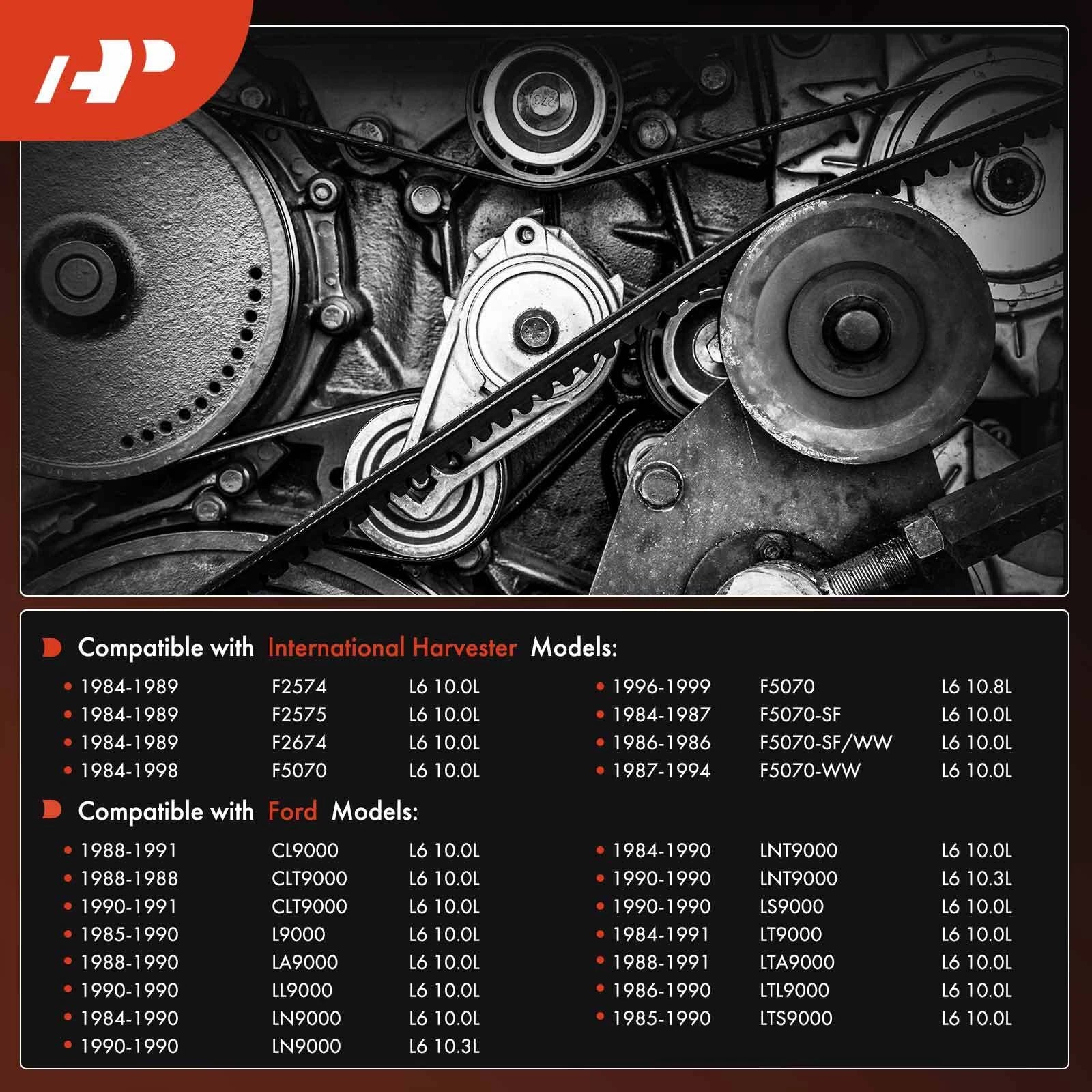 Serpentine Belt for Ford CL9000 L9000