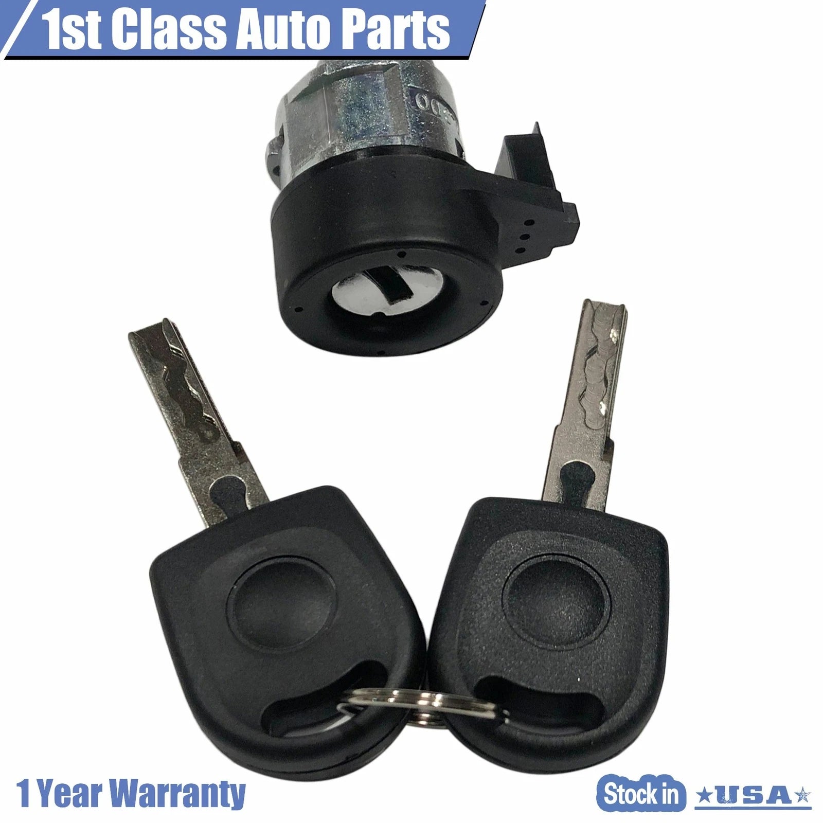 Ignition Lock Cylinder for Volkswagen Beetle, GTI, Jetta, Polo, Passat, Golf 