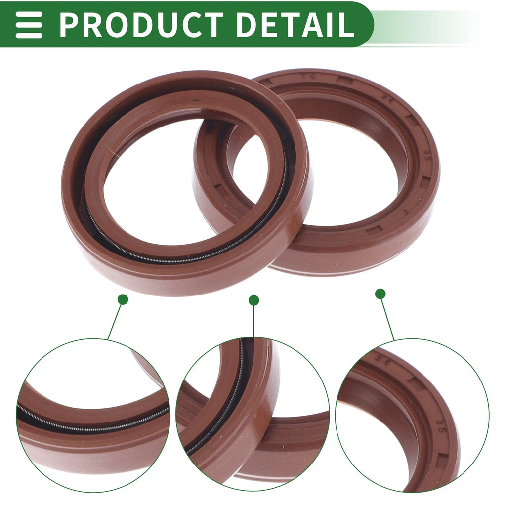 Set of 5 Oil Seal Rotary Shaft Seal FKM Rubber 26x35x7mm