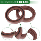 Set of 5 Oil Seal Rotary Shaft Seal FKM Rubber 26x35x7mm